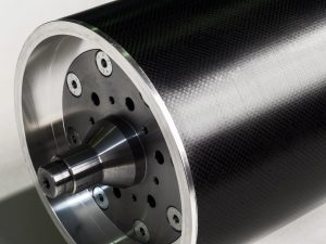 Rullo di composito di carbonio